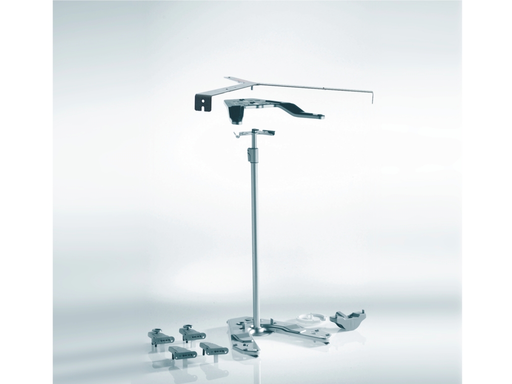 Levně KESSEBÖHMER Sada mechanismu REVO 90° - stříbrná