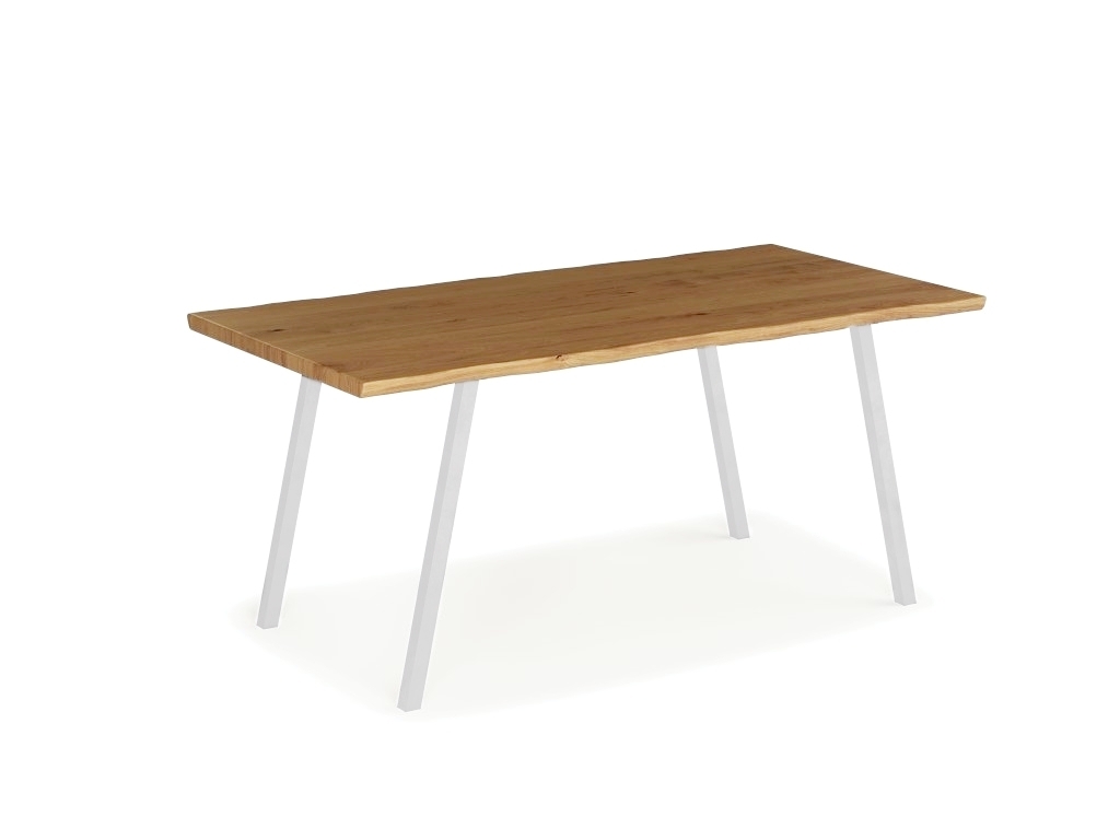 Levně L-design Stolová podnož M-Concave šířka 600 mm bílá strukturovaná Balení: 1 Ks