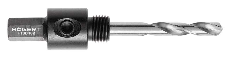 Levně Adaptér pro bimetalové děrovky HOGERT Velikost adaptéru (palce): 3/8, Pro průměr děrovky (mm): 14-30