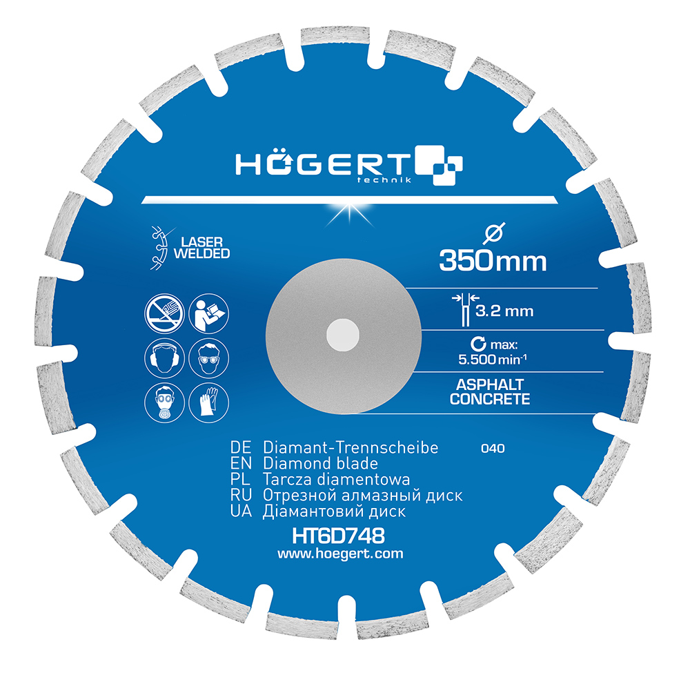 Diamantový kotouč HOGERT HT6D748