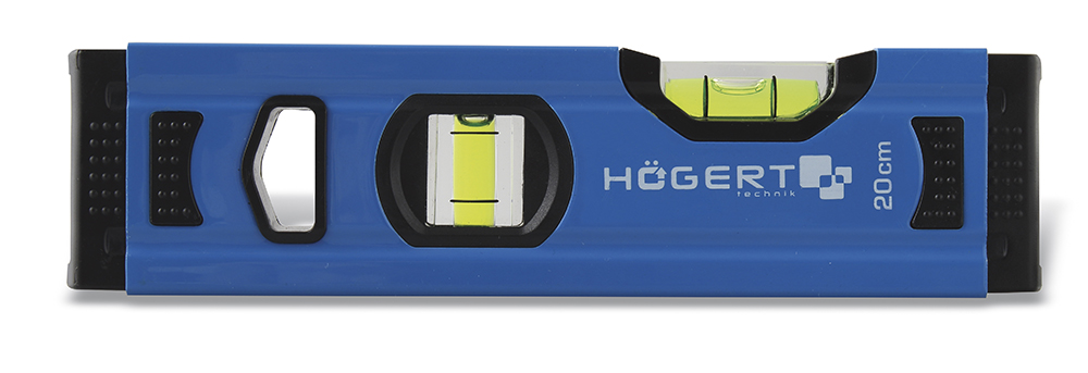 Levně Hliníková vodováha 20 cm HOGERT HT4M001-D