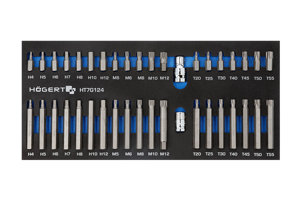 Sada bitů šroubováku HOGERT HT7G124 38 ks