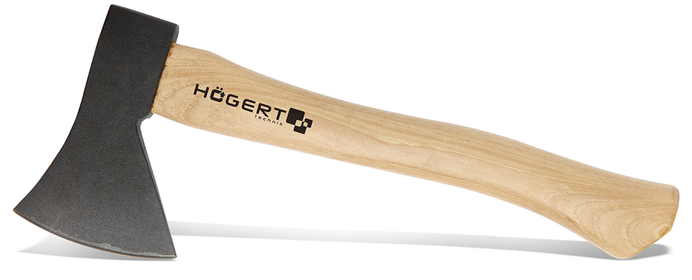 Sekera s dřevěnou rukojetí HOGERT Hmotnost sekery (g): 800, Rozměry hlavice sekery (mm): 165x115, Celková délka sekery (mm): 380