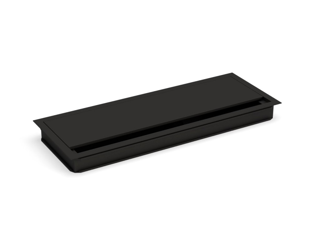 Levně In-Design Průchodka kabelů Next do stolu hranatá šířka 120 mm - různé délky černá Délka průchodky (mm): 320