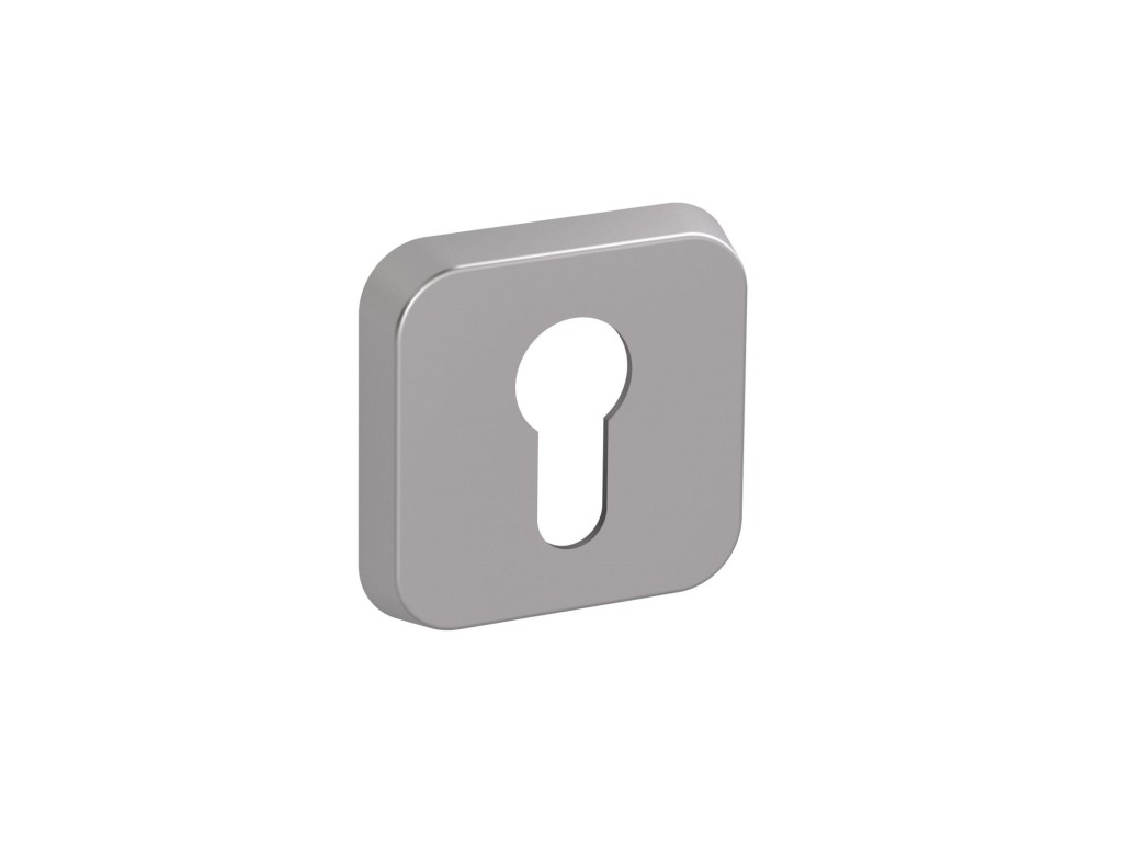 Levně In-Design Dveřní klika AS Lux chrom mat Provedení kliky: vč. rozety PZ - fabkový klíč