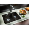 Granitový dřez Blanco SUBLINE 340/160 U InFino tartufo dřez vlevo 523556