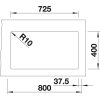 Granitový dřez Blanco SUBLINE 350/350 U InFino bílá 523578