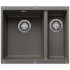 Blanco Rotan 340/160 U Silgranit šedá vulkán, bez táhla, dřez vlevo