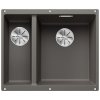 Blanco SUBLINE 340/160 U InFino Silgranit šedá vulkán dřez vpravo