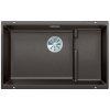 Granitový dřez Blanco SUBLINE 700 U Level InFino káva dřez vlevo a nerez košem 523461
