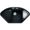 Blanco DELTA II InFino Silgranit černá s excentrem přísluš. ano
