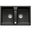 Blanco LEXA 8 InFino Silgranit černá oboustranný s excentrem