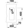 Blanco SUBLINE 160-U Silgranit aluminium  bez táhla