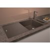 Blanco AXIA III XL 6 S-F InFino Silgranit aluminium skleněná kráj.deska oboustr.provedení