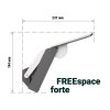 Výklop Freespace forte rozměr