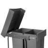 Odpadkový koš UNION K40 s integrovaným výsuvem - 25 + 25 L - antracit detail 5