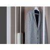Sklopná šatní tyč LUX, šířka od 45 cm do 115 cm, chrom detail 2