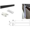 Závěsný systém USEit profil černý sada s LED osvětlením