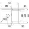 tectonite drez Franke OID 611 62 rozmer
