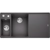 Blanco AXIA III 6 S-F InFino Silgranit šedá skála dřev.kráj.deska dřez vlevo s exc.