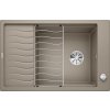 Granitový dřez Blanco ELON XL 6 S InFino tartufo + odkapávací rošt nerez a excentr 524841