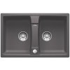 Granitový dřez Blanco LEXA 8 InFino šedá skála s excentrem 524951