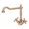 Retro kuchyňská baterie Sinks RETRO 2000 bronz