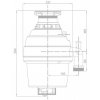 Sinks drtič výkon 375W, 1300ml