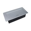 31713 4 vyklopna zasuvka box 2x 230v a 2x usb nabijecka s 3m kabelem hlinik