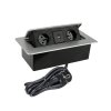 Vyklopna zasuvka box s USB nabijeckou hlinik
