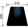 Granitový dřez Blanco ALAROS 6 S kávová + skleněná krájecí deska černá a excentr 516565