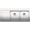 Blanco DIVON II 8 S-IF InFino Nerez hedvábný lesk dřez vpravo s excentrem