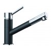 Kuchyňská vodovodní baterie Blanco KANO-S HD silgranit černá/chrom lesk 526174