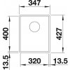 Blanco SUBLINE 320 F InFino Silgranit černá
