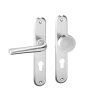 ALIB0140 ACT dverni kovani sira ovalny stit nerez klika koule leva 90 mm