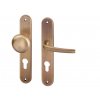 AGL00403 ACT dverni kovani apoll ovalny stit bronz klika koule prava 90 mm