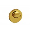 Dveřní rozeta 126 zlatá lesk (Provedení kliky vč. rozety BB - obyčejný klíč)