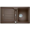 Granitový dřez Blanco CLASSIC Neo 5 S InFino muškát + krájecí deska kompozit SmartCut a excentr 524023
