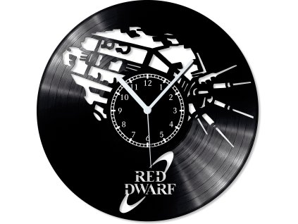 LOOP Store nástěnné vinylové hodiny RED DWARF CERVENY TRPASLIK