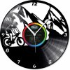 LOOP Store nástěnné vinylové hodiny MTB Horské kolo a hory