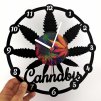Hodiny Cannabis no. 2 list Label