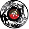 LOOP Store nástěnné vinylové hodiny Svatební hodiny Zásnuby v Paříži