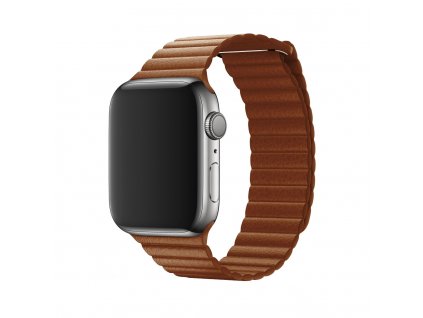 Loopi leather Magnetic loop Apple Watch Brown