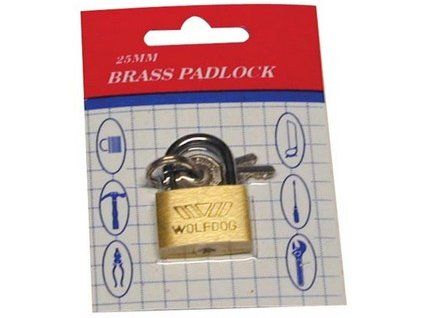 Zámek visací mosaz 30mm 23030