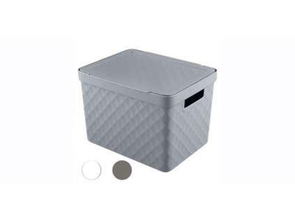 Heidrun Úložný box Diamond s víkem 17l