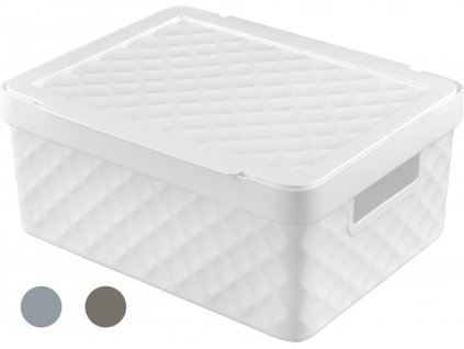 Heidrun Úložný box Diamond s víkem 11l