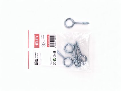 Očko s vrutem 30x14 5ks/balení