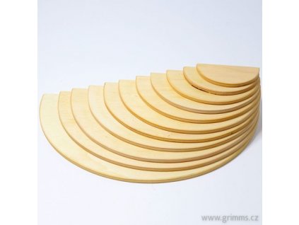 Velké půlkruhy přírodní, 11 dílů , Duha Grimms