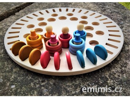 Dekorace - Stojánek na čtyři roční období Grapat a třídící tác - Bioboo