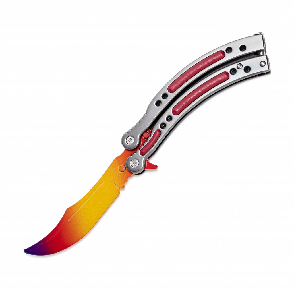 butterfly fade red tip 1А